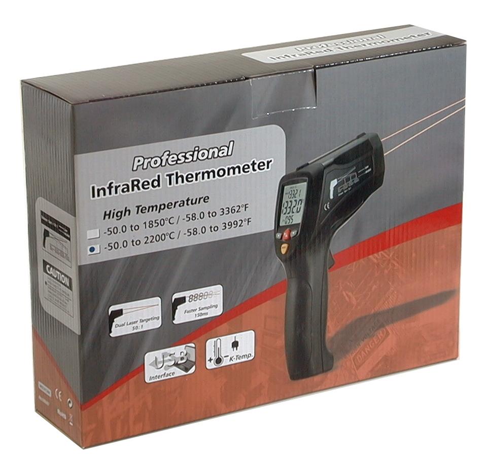 CEM DT-8869H Professional 50:1 IR Dual Laser Thermometer