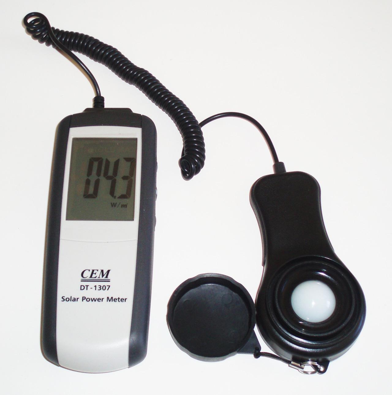 DT-1307 Solar Power Sunlight Meter