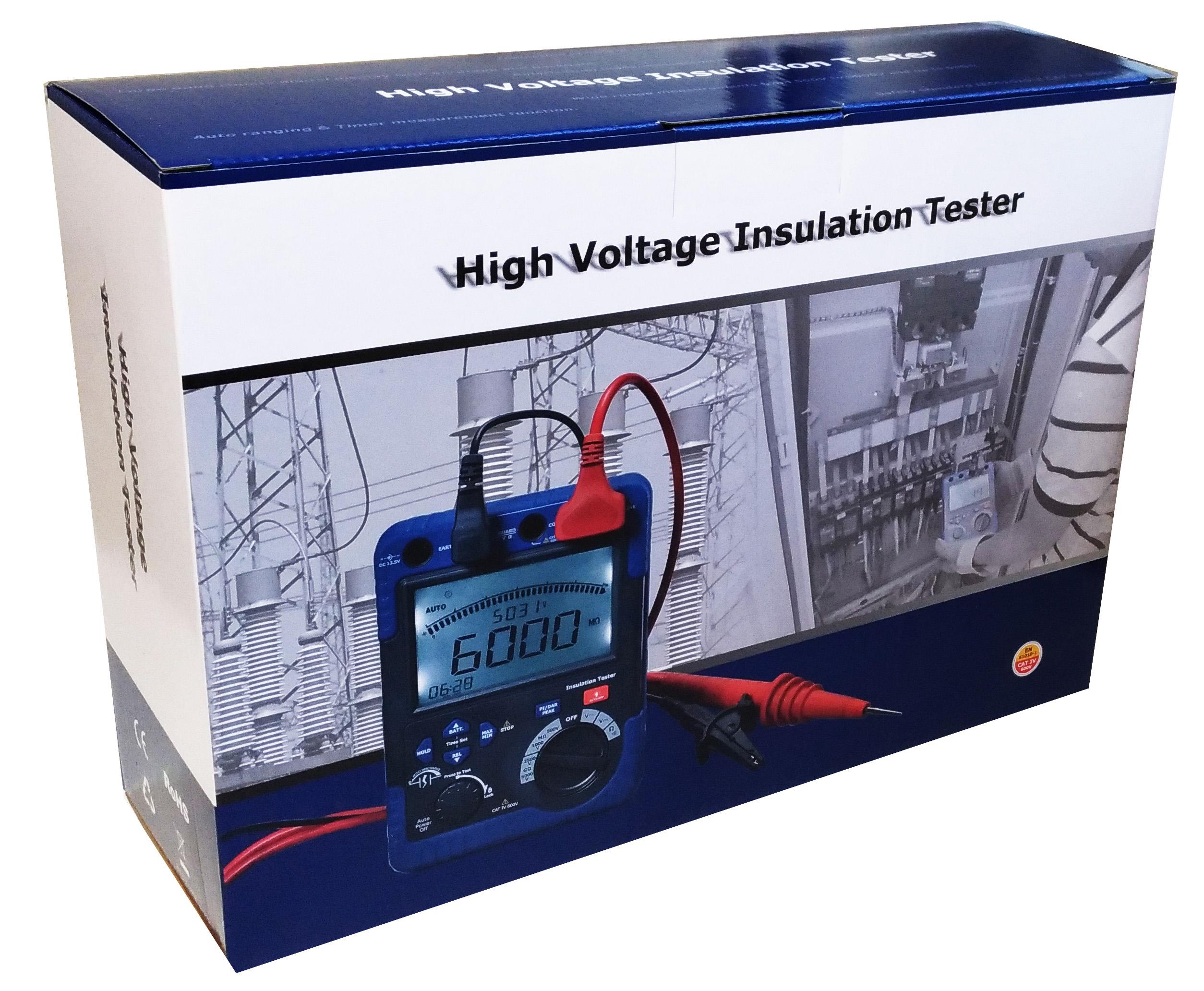 CEM DT-6605 High Voltage Digital Insulation Tester Meg/Giga Ohm Meter
